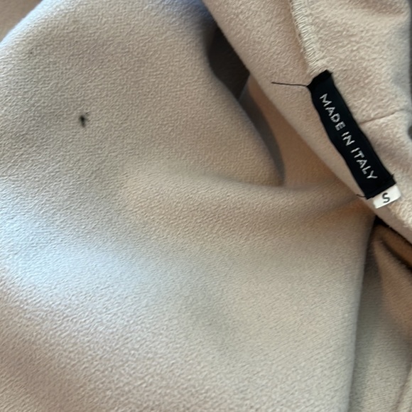 Camel Light Tan Soft Belted Trench Coat - Picture 5 of 12